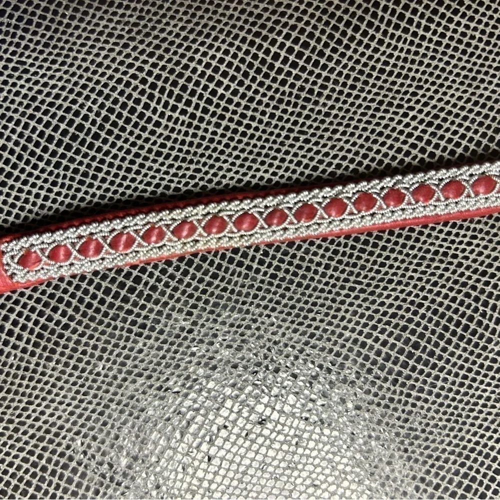 Traditional Sámi Red Leather Bracelet